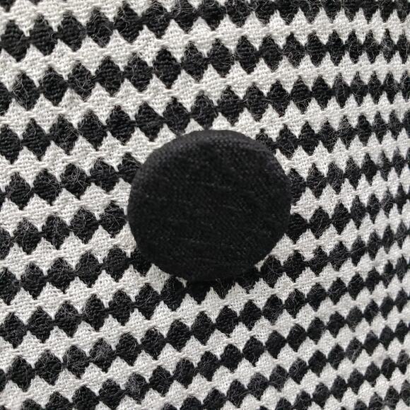 Vintage Ann Taylor Blazer Jacket Made in USA Size 8 Harlequin Diamond Print - Picture 6 of 12